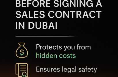 🏡 Checklist Before Signing a Sales Contract in Dubai